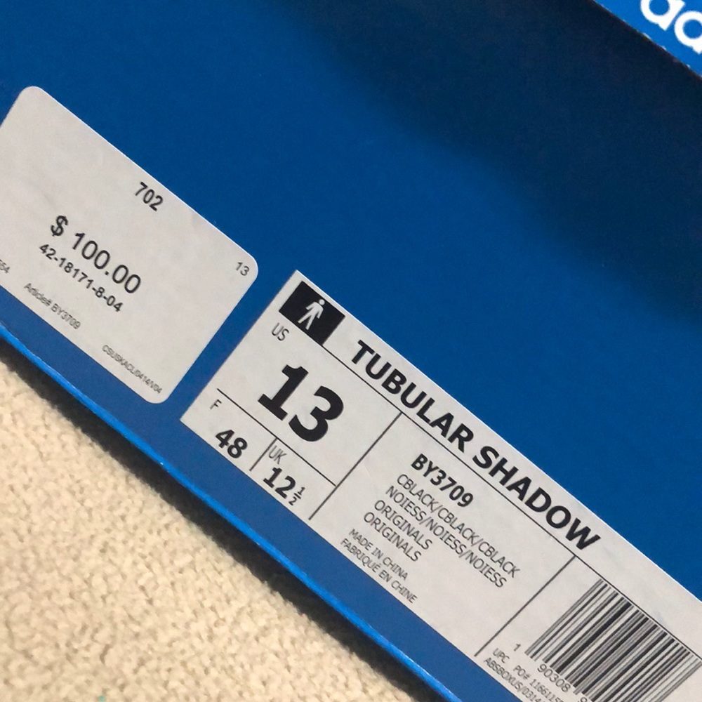 Adidas Tubular Shadow Size 13